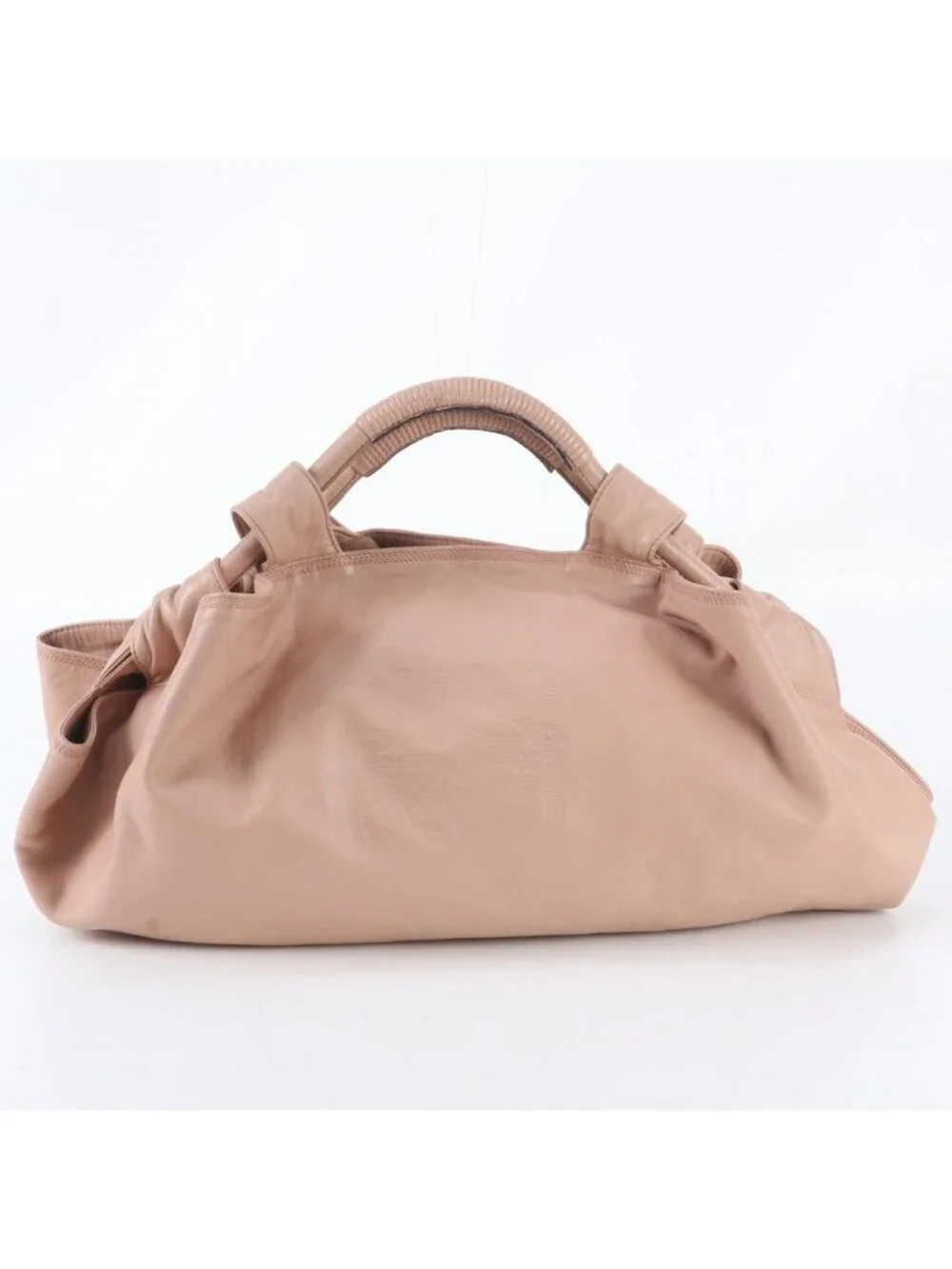 Loewe Anagram Nappa Aire Leather Handbag Tote Pink